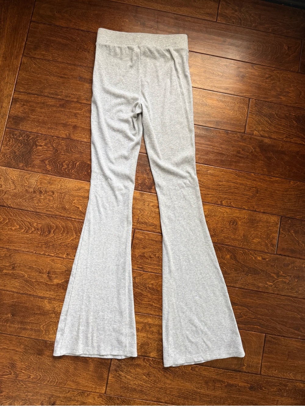 aerie Silver Gray Flare Pants